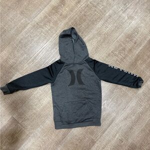 Hurley Gray & Black Hooded Pullover